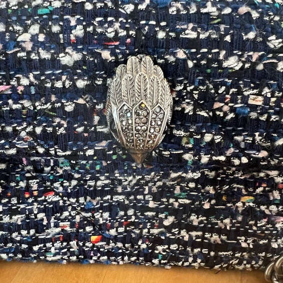 Kurt Geiger Mini Kensington Tweed Purse - Picture 7 of 12